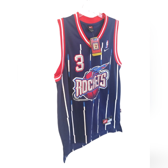 NWT New Rare Vtg Nike Hardwood Classics NBA Houston Rockets Steve Francis Jersey - Picture 2 of 12
